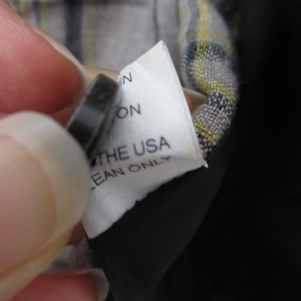 Opening Ceremony Jacket Women Gray‎ Moto Biker Plaid Lining Cropped Indie USA - Picture 5 of 11